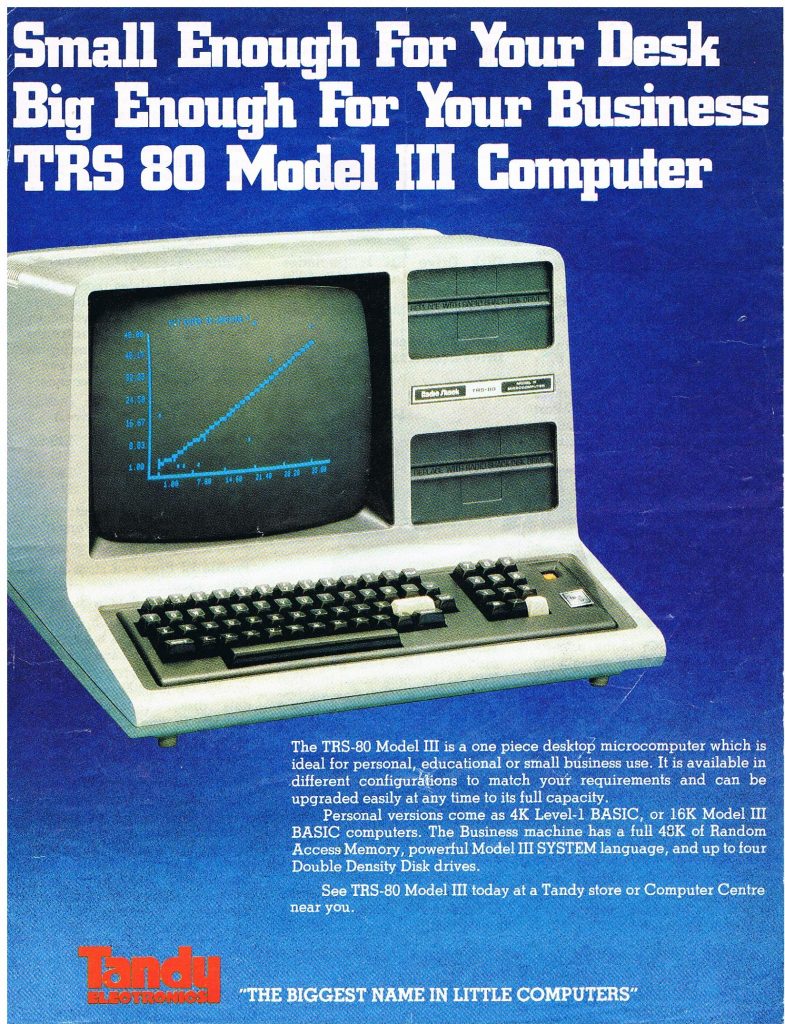 TRS 80 Model 3